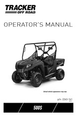 Tracker Off-Road 500S Operator's Manual