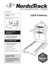 ICON Health & Fitness NordicTrack Commercial 1750 User Manual