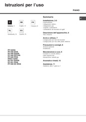 Hotpoint Ariston PF 640 EST/HA Operating Instructions Manual
