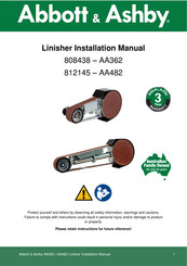 ABBOTT & ASHBY AA362 Installation Manual