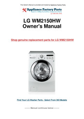 LG WM2150HW Owner's Manual