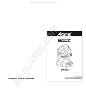 ACME CM-600Z II User Manual