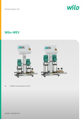 Wilo WEV Installation And Operating Instructions Manual