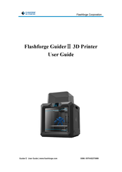 Flashforge Guider II User Manual