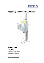 GEDA 300 Z Assembly And Operating Manual