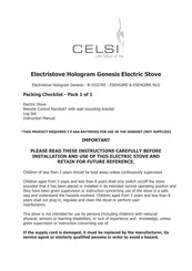 Celsi ESEHG0RE Manual