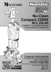 Numatic Nacecare NU-Clean Compact 220NX Original Instructions Manual