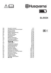 Husqvarna BLi950X Operator's Manual