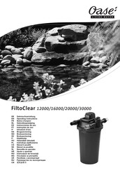 Oase FiltoClear 30000 Operating Instructions Manual