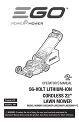 EGO LM2200SP-FC Operator's Manual
