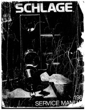 Schlage A30D Service Manual