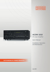 Acom 1010 User Manual