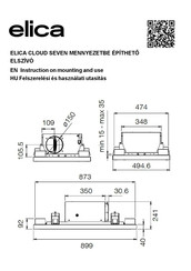 ELICA CLOUD SEVEN Instruction On Mounting And Use Manual