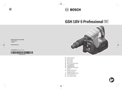 Bosch GSH18V-5 Original Instructions Manual