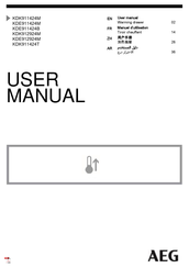 AEG KDE911424M User Manual