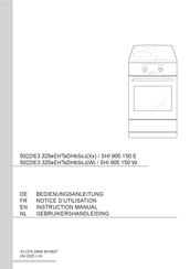 Amica SHI 905 150 W Instruction Manual