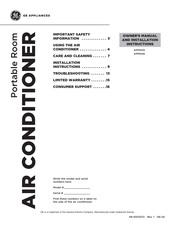 GE APMS06 Owner's Manual And Installation Instructions