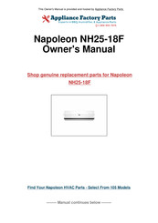 Napoleon Oasis Series Installation Manual