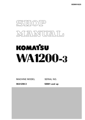 Komatsu WA1200-3 Manual