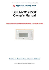 LG LMVM1955SB Service Manual