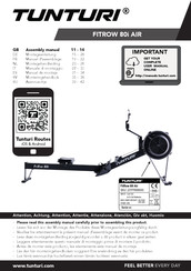 Tunturi 23TFRW8000 Assembly Manual