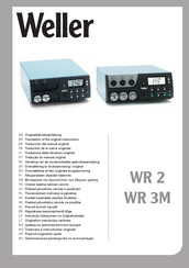 Weller WR 3M Translation Of The Original Instructions