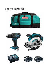 Makita MK203 Instruction Manual