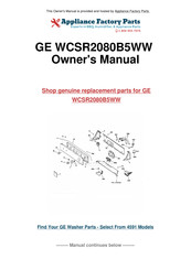GE S3500 Owner's Manual