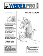 Weider WESY39523 User Manual