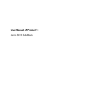 JAMO STUDIO8 Series User Manual