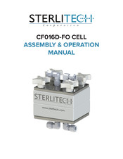 Sterlitech CF016D-FO Cell Assembly & Operation Manual