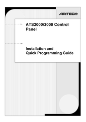 Aritech ATS3000 Installation And Programming Manual
