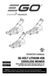 EGO POWER+ LM2110SP-FC Operator's Manual