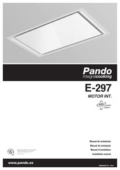 Pando Integral cooking E-297 Installation Manual
