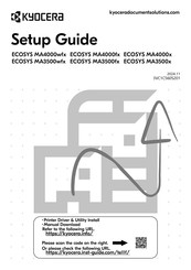 Kyocera ECOSYS MA3500fx Setup Manual
