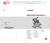 Bosch GCM 12 GDL Professional Original Instructions Manual