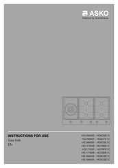 Asko HG1666SB Instructions For Use Manual