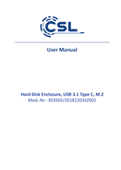 CSL 303505 User Manual