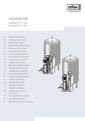 Reflex Variomat VS 1-1 / 140 Original Operating Manual