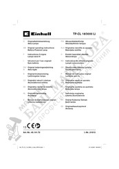 EINHELL TP-CL 18/3000 Li Original Operating Instructions