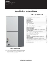 Carrier 37MURAQ60AA3 Installation Instructions Manual