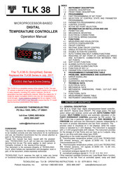 Tecnologic TLK 38 Operation Manual