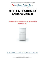 Midea MPF10CR71 User Manual