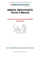 Maytag AMV5164AC Use & Care Manual