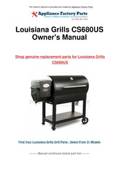 Louisiana Grills CS 450 Owner's Manual