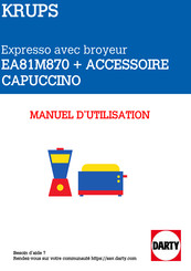 Krups EA815 Manual