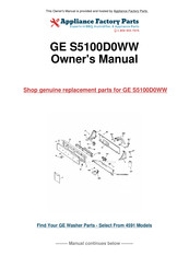GE S5100 Owner's Manual