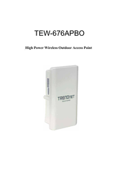 TRENDnet TEW-676APBO Manual