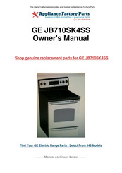 GE RB758 Owner's Manual