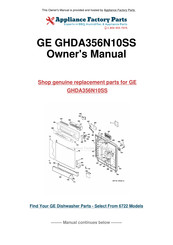 GE GSDSO00 Series Owner's Manual